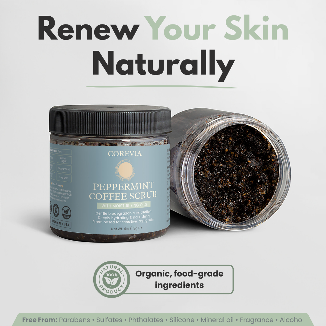 Peppermint Coffee Scrub